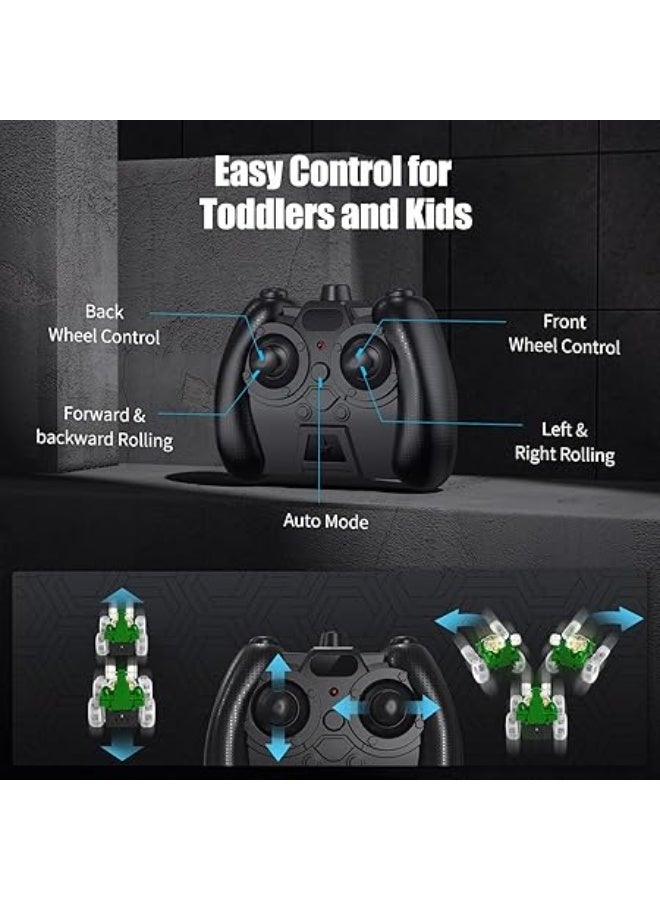 Remote Control Stunt Car - Invincible 360° Rolling Twister With Colorful Lights & Music Switch, Rechargeable RC for Boys and Girls(multi colour) - Image 4